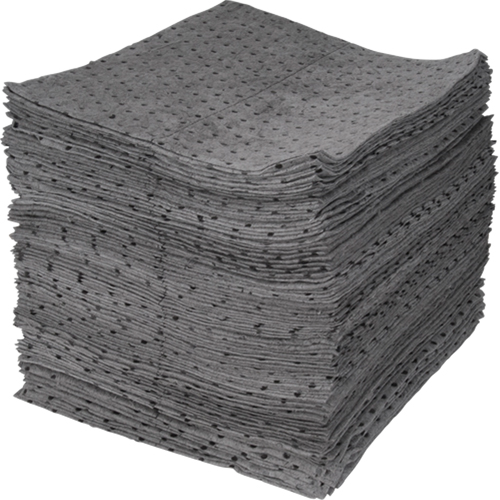 Premium Bonded Sorbent Pads, Universal, 15" x 17", 30 gal. Absorbancy Infinity Industrial Services Inc.