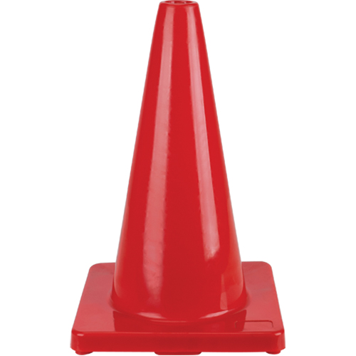 C&ocirc;ne de couleur pour la signalisation, 18", Rouge Infinity Industrial Services Inc.