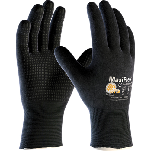 Gants ATG MaxiFlex Endurance 34-8745, 7/Petit, R&ecirc;vetement Mousse de nitrile, Calibre 15, Enveloppe en Nylon Infinity Industrial Services Inc.