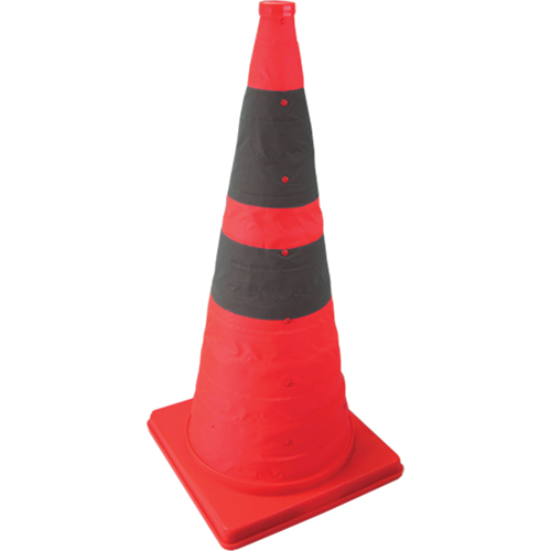 Collapsible Lighted Cone, 28" H, Orange Infinity Industrial Services Inc.