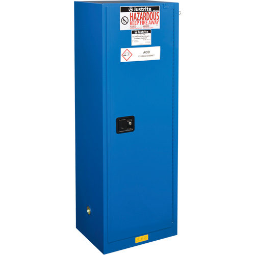 Armoires &eacute;troite pour rangement de mati&egrave;res dangereuses Sure-Grip Ex, 22 gal., 23,25" x 65" x 18" Infinity Industrial Services Inc.