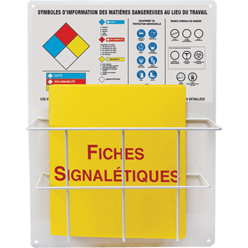 Panneaux de style panier pour mati&egrave;res dangereuses, Français, Compris reliures Infinity Industrial Services Inc.