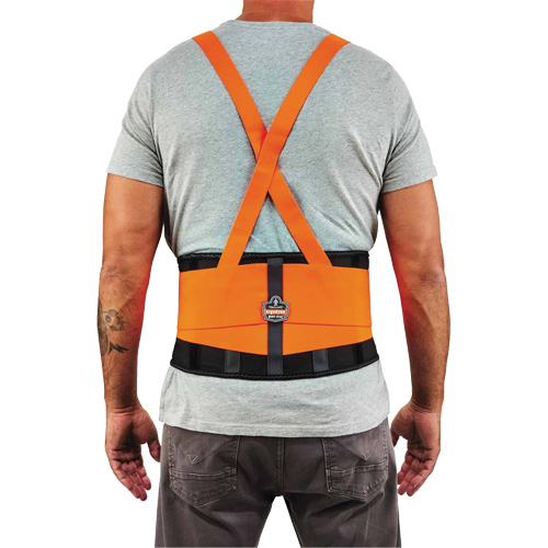 ProFlex 100HV Economy Spandex Hi-Vis Back Support Brace, Elastic, X-Small Infinity Industrial Services Inc.