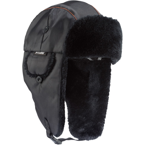Chapeau de trappeur classique N-Ferno 6802, Doublure en Fourrure synth&eacute;tique, Moyen/Petit, Noir Infinity Industrial Services Inc.