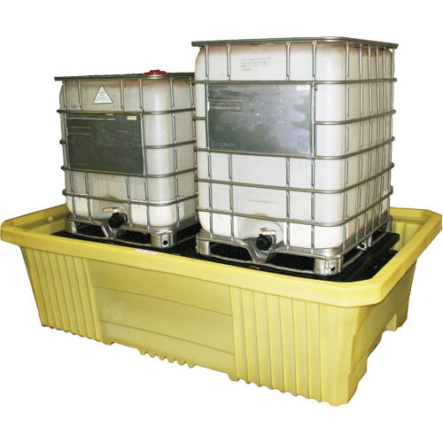 Double IBC 4000i Without Drain, 750 US gal. Spill Capacity, 113" x 71" x 32" Infinity Industrial Services Inc.