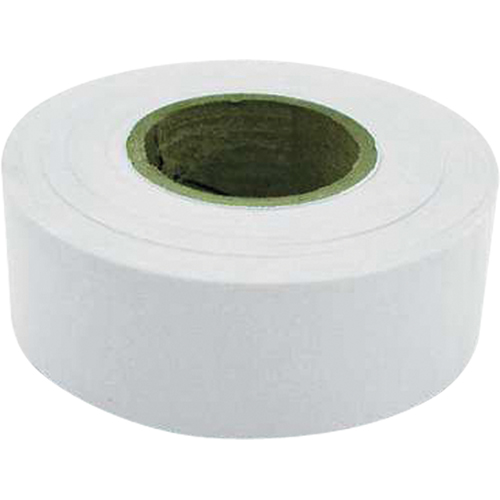Flagging Tape, 1.2" W x 300' L, White Infinity Industrial Services Inc.