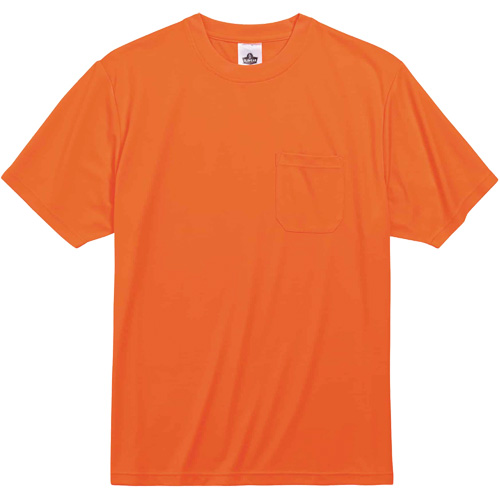 GloWear 8089 Non-Certified T-Shirt, Polyester, Small, High Visibility Orange Infinity Industrial Services Inc.