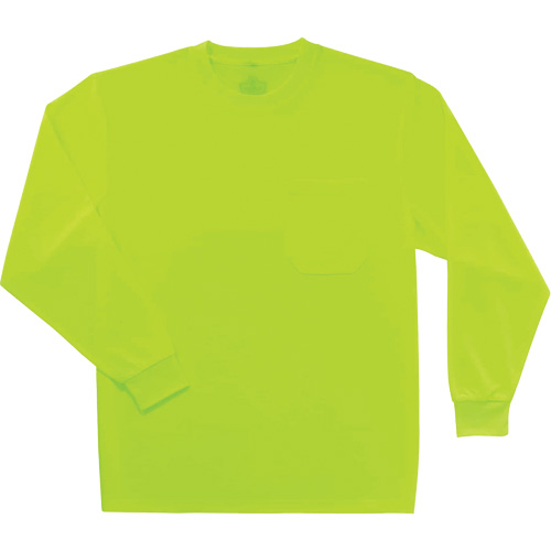Chandail &agrave; manches longues non certifi&eacute; GloWear 8091, Polyester, Petit, Jaune lime haute visibilit&eacute; Infinity Industrial Services Inc.