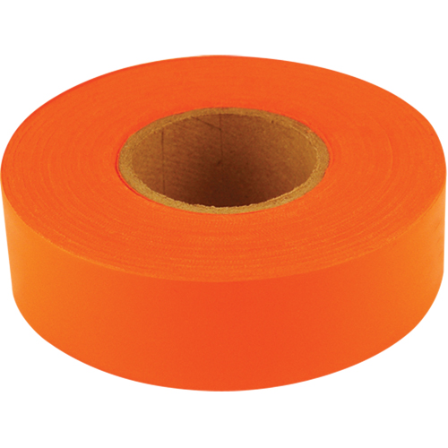 Sub-Zero Flagging Tape, 1.2" W x 150' L, Fluorescent Orange Infinity Industrial Services Inc.