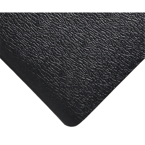 Deluxe Soft Step No. 444 Mats, Pebbled, 3' x 5' x 5/8", Black, PVC Sponge Infinity Industrial Services Inc.