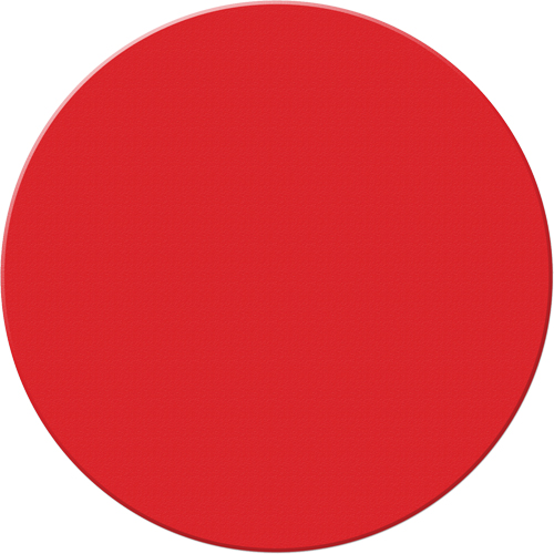 Marqueurs all&eacute;g&eacute;e/5S Armor Stripe, Cercle, 6" lo x 6" la, Rouge, Plastique Infinity Industrial Services Inc.