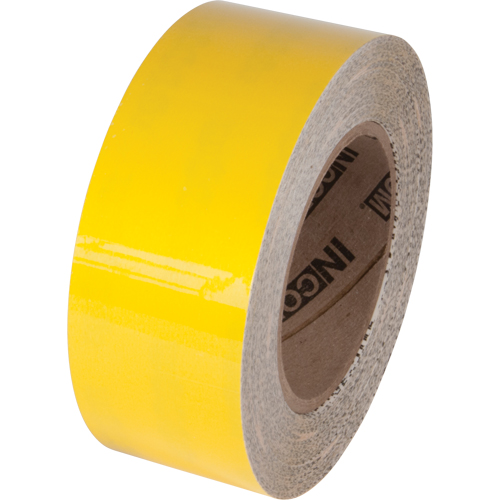 Ruban de marquage pour plancher Tuff Mark, 2" x 100', Polyester, Jaune Infinity Industrial Services Inc.