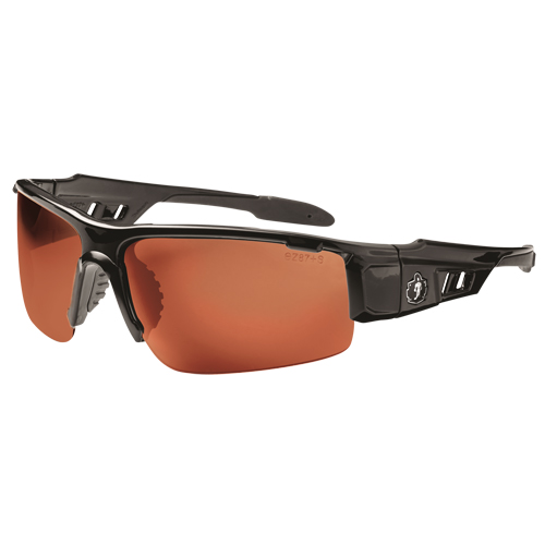 Lunettes de s&eacute;curit&eacute; Skullerz Dagr, Lentille Cuivre, Anti-&eacute;gratignures/Polaris&eacute;, ANSI Z87+/R&eacute;pond ou surpasse la norme CSA Z94.3 Infinity Industrial Services Inc.