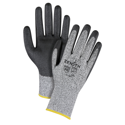 Seamless Stretch Cut-Resistant Gloves, Size Large/9, 13 Gauge, Polyurethane Coated, HPPE Shell, ANSI/ISEA 105 Level 2/EN 388 Level 3 Infinity Industrial Services Inc.