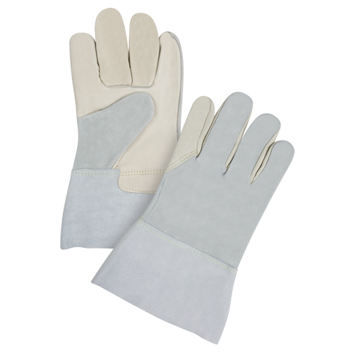 Split-Back Premium Work Gloves, Large, Grain Cowhide Palm Infinity Industrial Services Inc.