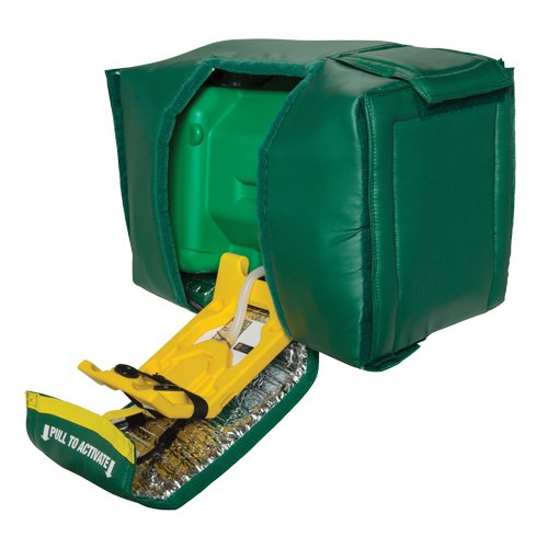 Tempered Portable Eyewash, Gravity-Fed, 9 gal. Capacity, Meets ANSI Z358.1 Infinity Industrial Services Inc.
