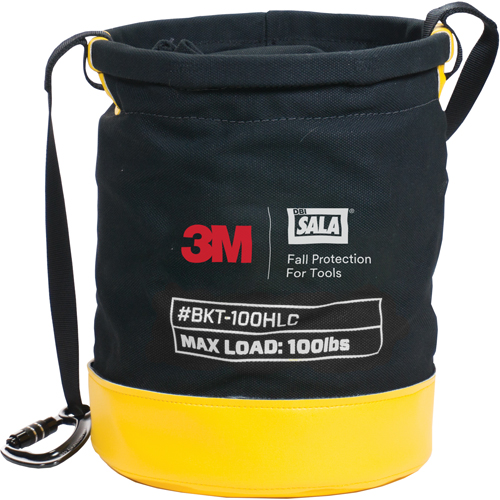 Tool Lifting Safe Bucket, Canvas, 12.5" Dia. x 15" H, 100 lbs. Load Rating Infinity Industrial Services Inc.