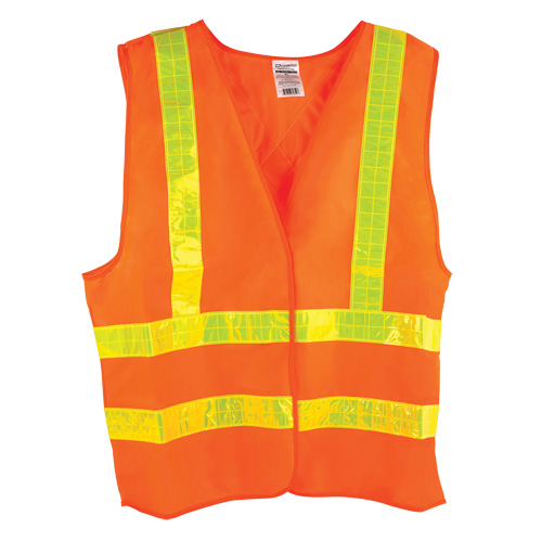 Dynamic Traffic Vest, High Visibility Orange, Medium, Polyester Infinity Industrial Services Inc.