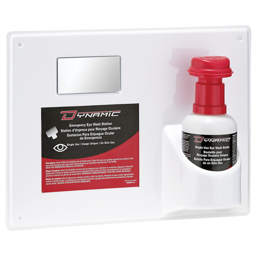 Douche oculaire avec solution isotonique Dynamic, Simple Infinity Industrial Services Inc.