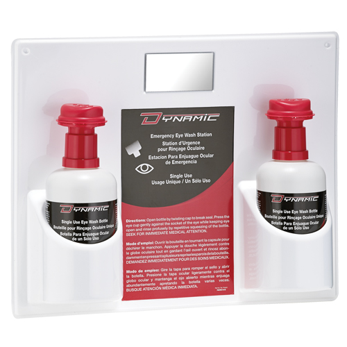 Dynamic Single-Use Eyewash Station with Isotonic Solution, Double Infinity Industrial Services Inc.