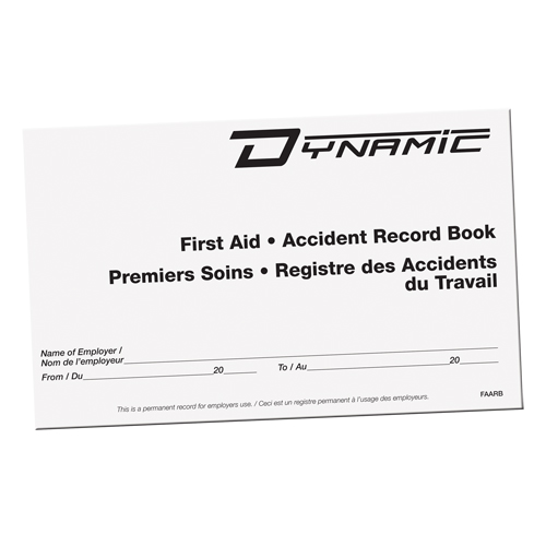 Dynamic Accident Record Book Infinity Industrial Services Inc.