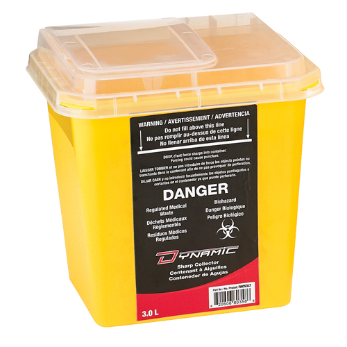 Dynamic Sharps&reg; Container, 3 L Capacity Infinity Industrial Services Inc.