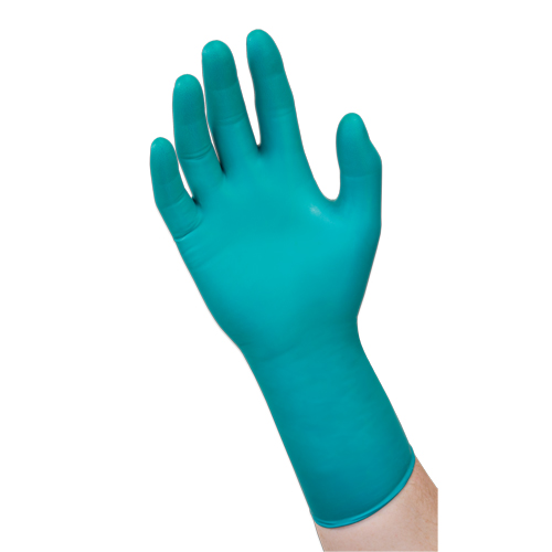 Gants jetables r&eacute;sistants aux produits chimiques 93-260, T-petit, N&eacute;opr&egrave;ne/Nitrile, 7,8 mils, Sans poudre, Vert Infinity Industrial Services Inc.