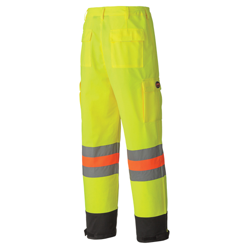 6009 Breathable Traffic Safety Pants, Polyester, X-Small, High Visibility Lime-Yellow Infinity Industrial Services Inc.