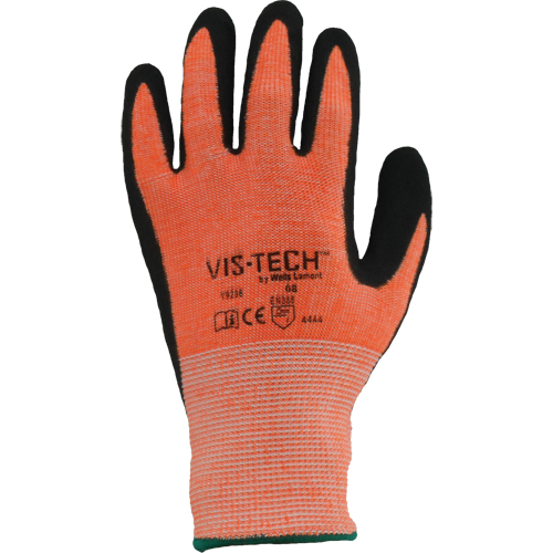 Vis-Tech Y9294 Cut Resistant Gloves, Size 6/X-Small, 13 Gauge, Polyurethane Coated, Stainless Steel Shell, ANSI/ISEA 105 Level 4 Infinity Industrial Services Inc.