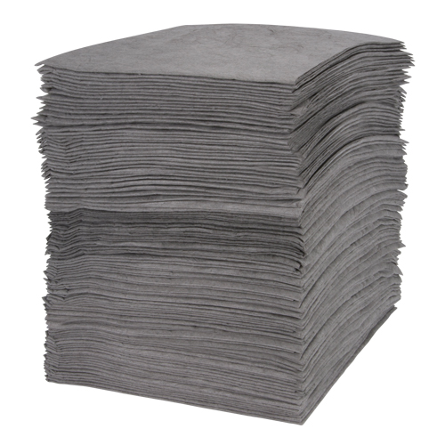 Premium Meltblown Sorbent Pads, Universal, 15" x 18", 30 gal. Absorbancy Infinity Industrial Services Inc.