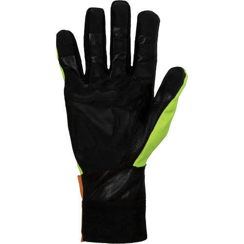 Endura&reg; Hi-Viz Chainsaw Gloves, Size Large/9, Goatskin Palm Infinity Industrial Services Inc.