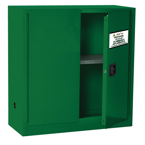 Pesticide Storage Cabinet, 30 gal., 44" H x 43" W x 18" D Infinity Industrial Services Inc.