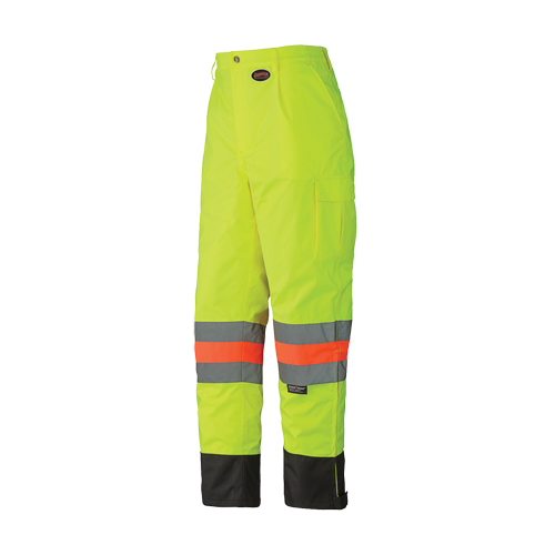 6039 Traffic Control Waterproof Safety Pant, Polyester, X-Small, High Visibility Lime-Yellow Infinity Industrial Services Inc.