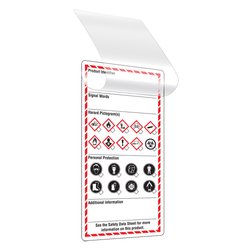 Self-Laminating Workplace Tags, Cardstock, 3" W x 6" H, English Infinity Industrial Services Inc.
