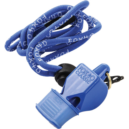 Classic Blue Whistle with Lanyard Infinity Industrial Services Inc.