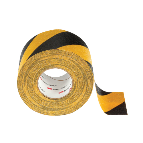 Safety-Walk 600 Series Anti-Slip Tape, 6" x 60', Black & Yellow Infinity Industrial Services Inc.