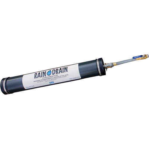 Syst&egrave;me de filtration des hydrocarbures RainDrain Infinity Industrial Services Inc.