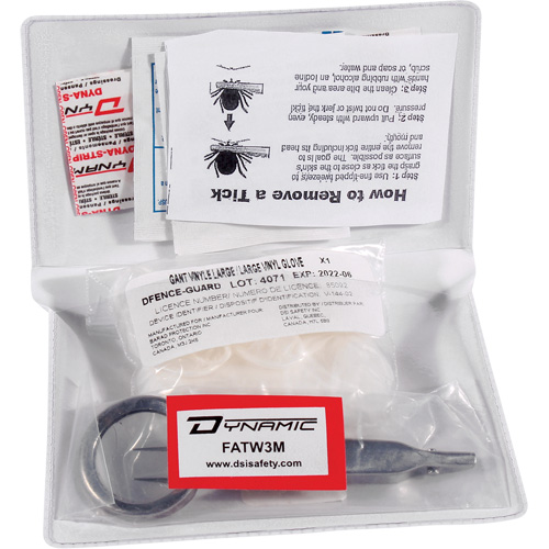 Dynamic Tick Removal Kit, Class 1 Medical Device, Resealable Plastic Bag Infinity Industrial Services Inc.