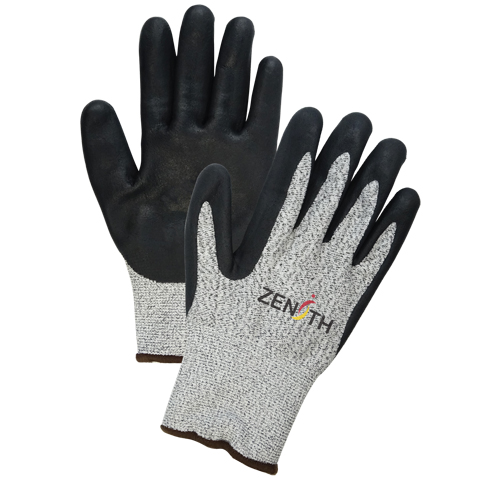 Gants &eacute;lastiques sans coutures r&eacute;sistants &agrave; la coupe pour temp&eacute;ratures froides, Taille 2T-Grand/11, Calibre 13, Rev&ecirc;tement Mousse de nitrile, Enveloppe en PEHP, ASTM ANSI niveau A4 Infinity Industrial Services Inc.