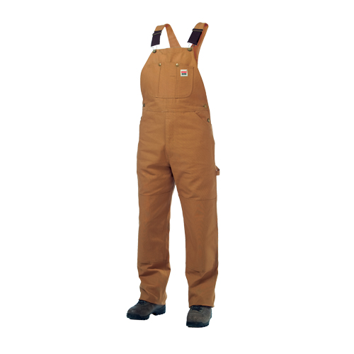Salopettes en canevas de coton non doubl&eacute;e, Hommes, Grand, Brun Infinity Industrial Services Inc.