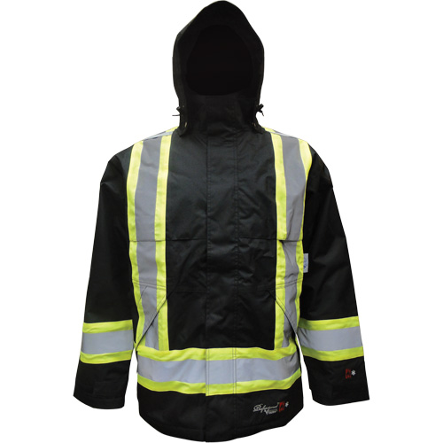 Manteau isol&eacute;, Polyester/Polyur&eacute;thane, Noir, Petit Infinity Industrial Services Inc.
