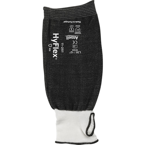 Manche r&eacute;sistant aux coupures HyFlex, PEHP, 12", ANSI/ISEA 105 niveau 3, Noir Infinity Industrial Services Inc.