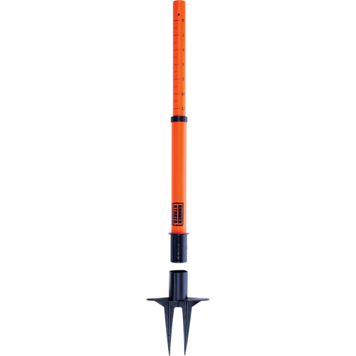 Montants de barri&egrave;re PLUS, Hauteur de 42", Orange Infinity Industrial Services Inc.