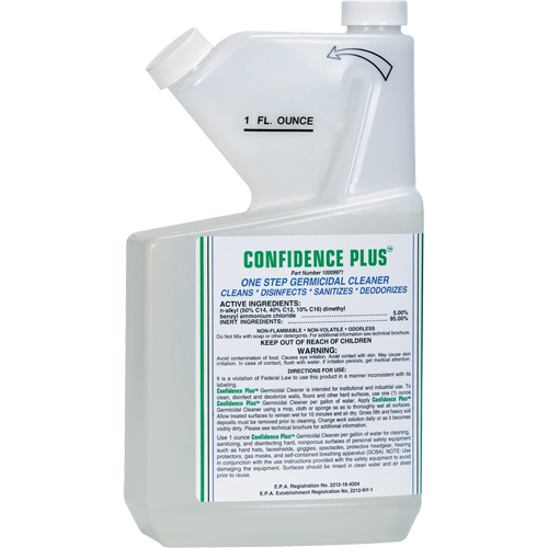 Confidence Plus Germicidal Respirator Cleaner, Liquid Infinity Industrial Services Inc.