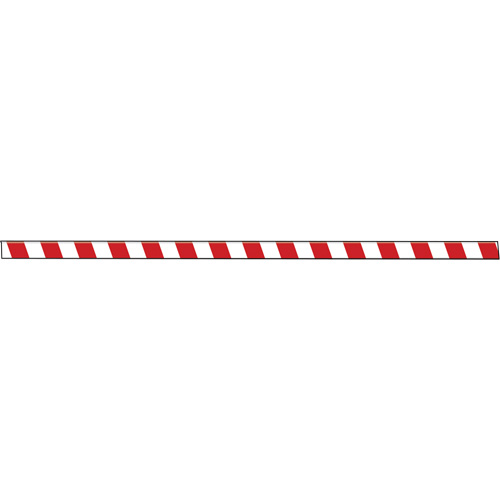 Tough-Mark Heavy-Duty Floor Marking, Rectangle, 48" L x 3" W, Red and White, Polyethylene Infinity Industrial Services Inc.