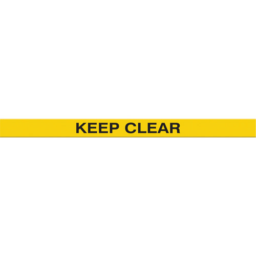 Tough-Mark Heavy-Duty Floor Marking, Rectangle, 48" L x 2" W, Yellow, Polyethylene Infinity Industrial Services Inc.