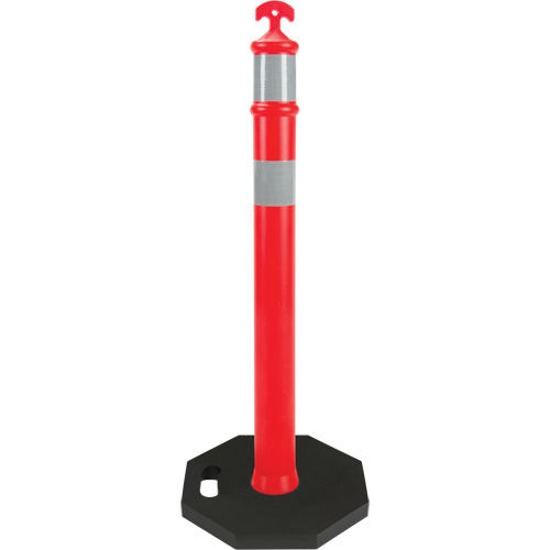 High-Visibility Delineator Post, 42" H, Orange Infinity Industrial Services Inc.