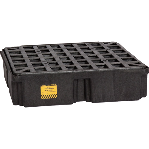Plateforme de d&eacute;versement modulaire, Capacit&eacute; de d&eacute;versement 15 gal. US, 26" x 26,25" x 6,5" Infinity Industrial Services Inc.