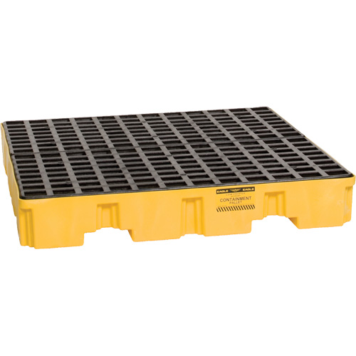 Spill Containment Pallet, 66 US gal. Spill Capacity, 51.5" x 51.5" x 8" Infinity Industrial Services Inc.