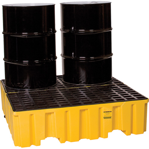Spill Containment Pallet, 132 US gal. Spill Capacity, 51" x 52.5" x 13.75" Infinity Industrial Services Inc.